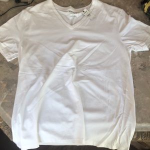 Express White v-neck